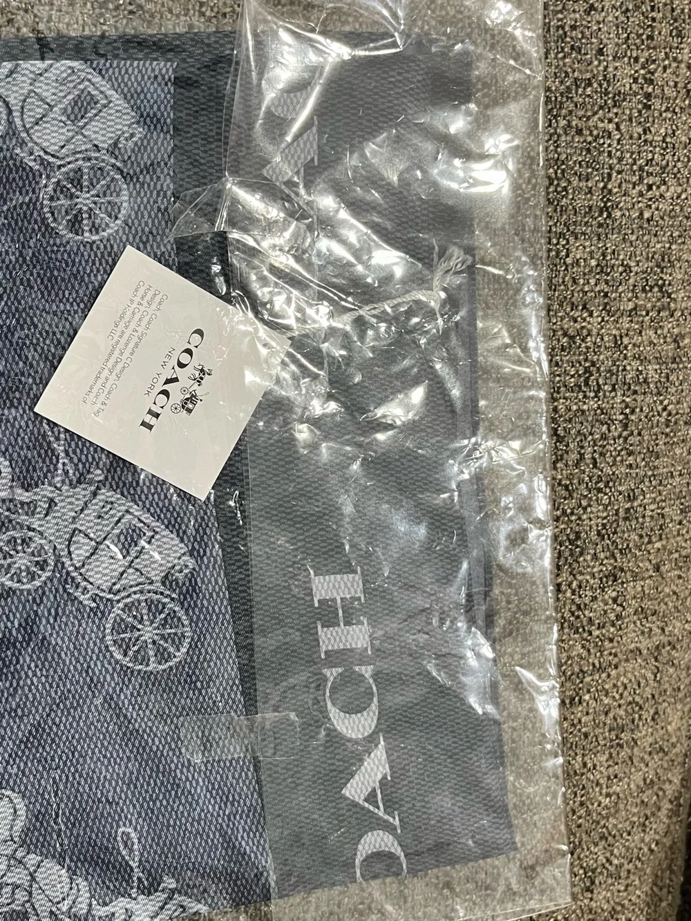 New Coach Horse and Carriage Silk Square scarf